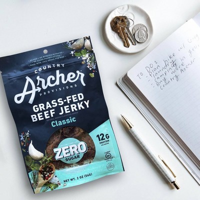 Country Archer Zero Sugar Classic Beef Jerky - 2oz