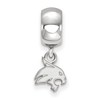 Black Bow Jewelry Sterling Silver Texas State Bobcats NCAA Bead Charm - 2 of 4