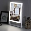 HOMLUX Music Makeup Mirror - Adjustable LED, Detachable 10X Magnification, Smart Touch - 2 of 4