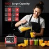 Itopfox 1800W High-Speed Blender & Grinder Combo, 70OZ Large Capacity for Smoothies, Ice Crushing, Frozen Drinks, Puree, Dark Red Countertop Blender - 4 of 4