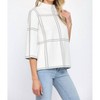 Women's Checker Sweater - Fate - 4 of 4