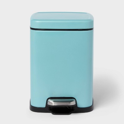 4L Step Trash Can Stainless Steel Blue - Brightroom™