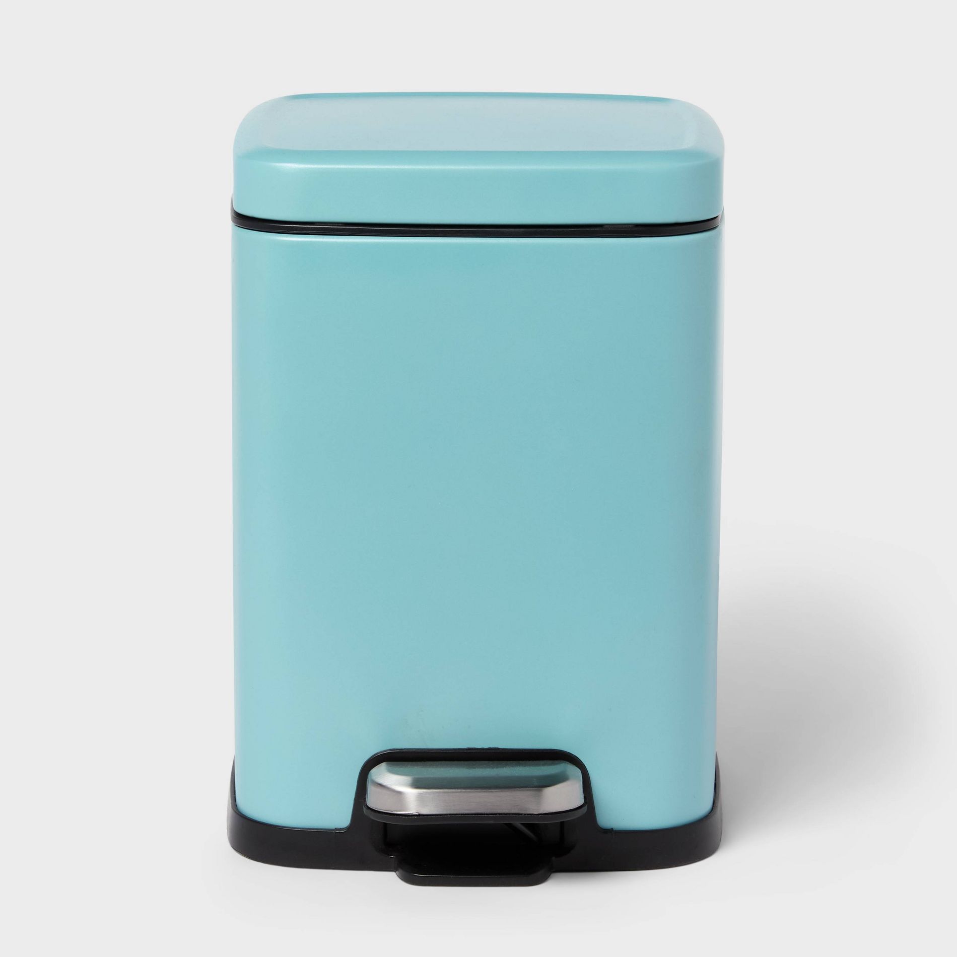 4L Step Trash Can Stainless Steel Blue - Brightroom™