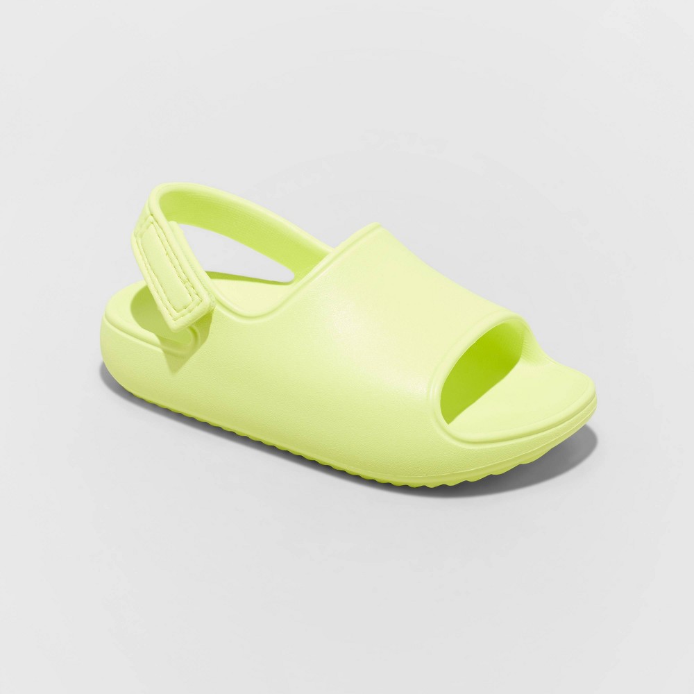 Toddler Wynne Slip-On Slides - Cat & Jack™ Lime Green (Size Varies) 