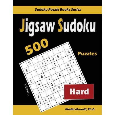 Jigsaw Sudoku - (Sudoku Puzzle Books) by  Khalid Alzamili (Paperback)