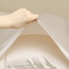 Unique Bargains Hair Skin Eye Mask Hair Band Envelope Breathable Satin Pillowcase Set Queen 20"x30" - 3 of 4