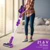 Costway Cordless Stick Vacuum Cleaner 3-in-1 Handheld Vacuum Cleaner Purple\Blue - 3 of 4