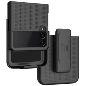 Nakedcellphone Slim Case and Belt Clip Holster Combo for Samsung Galaxy Z Flip 3 Phone (SM-F711, 2021) - 1 of 4