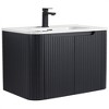 Caskvalley Modern Bathroom Vanity with Straight Fluted Design - Sink Included - 2 of 4