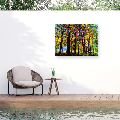Trademark Fine Art - Mandy Budan Standing Room Only Matted Framed Art