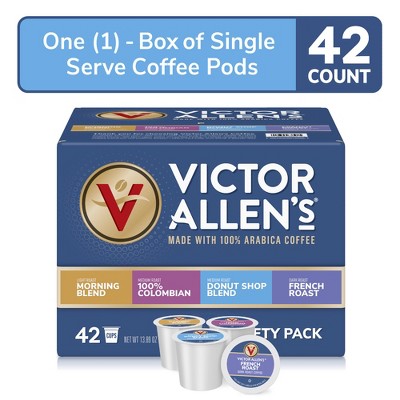 Victor Allen's Coffee Favorites Variety Pack Single Serve Coffee Pods ...