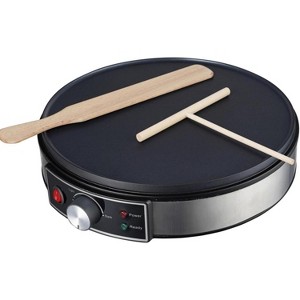 Morning Star Electric Crepe Maker, Non stick Griddle with Heat Control - 1 of 4