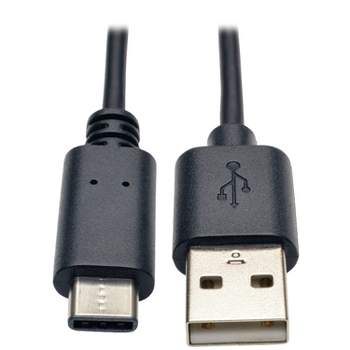 Tripp Lite A-Male to USB-C® Male USB 2.0 Cable