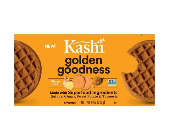 Kashi Sweet Golden Goodness Frozen Waffles - 8.1oz