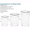 Paaaawaters Large Tall Airtight Food Storage Containers, 10 PACK Plastic Airtight Kitchen & Pantry Organization - 2 of 4