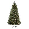 Haute Decor 7' Prelit Cypress Cashmere Pine Christmas Tree - 2 of 4