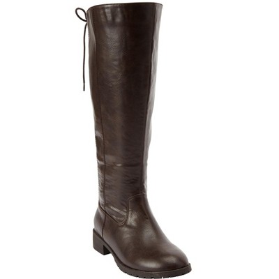 Comfortview Wide Width Charleston Wide Calf Boot Tall Knee High Women's ...