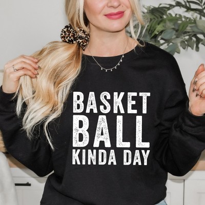 Simply Sage Market Women's Graphic Sweatshirt Basketball Kinda Day