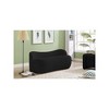 Meridian Furniture,Flair Boucle Fabric Bench - 2 of 4