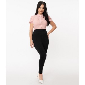 Unique Vintage Women's High Waist Rizzo Pants - 1 of 4
