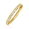 Ross-Simons 0.70 ct. t.w. CZ Ring in 14kt Yellow Gold - 3 of 4