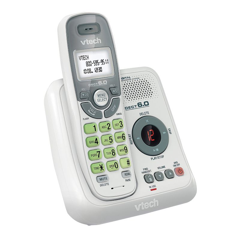 VTech® DECT 6.0 1-Handset Cordless Phone System with Digital Answering System, 5 of 6