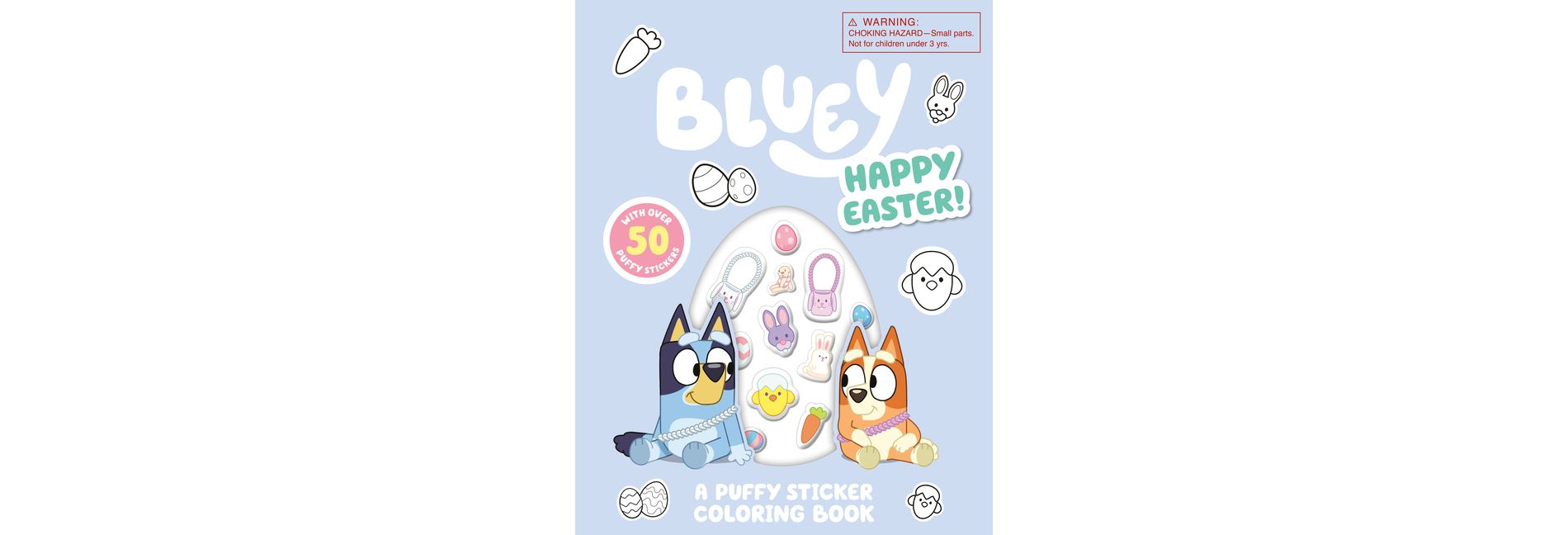 Bluey: Happy Easter! a Puffy Sticker Coloring Book - by  Penguin Young Readers Licenses (Paperback)