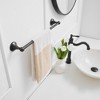 BWE Traditional 18 in. Wall Mounted Bathroom Accessories Towel Bar Space Saving and Easy to Install - 2 of 4
