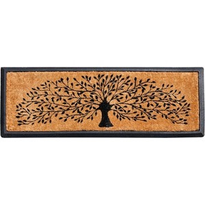 A1HC Shedding Tree Rubber Coir Doormat, Thick Durable Large Doormats for Indoor Outdoor Entrance - 1 of 4