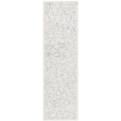 Jardin Jar753 Hand Tufted Runner Rug - Light Grey/ivory - 2'3