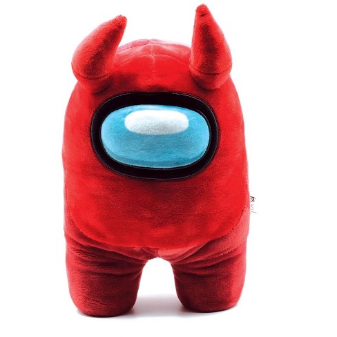 Among Us 12 Inch Plush Red Crewmate with Devil Horns