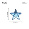 Unique Bargains Craft Embellishments Flat Back Jewelry Making Acrylic Star Rhinestone 200 Pcs - 2 of 4