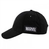 Adult Deadpool Black on Black Snapback Hat - 4 of 4