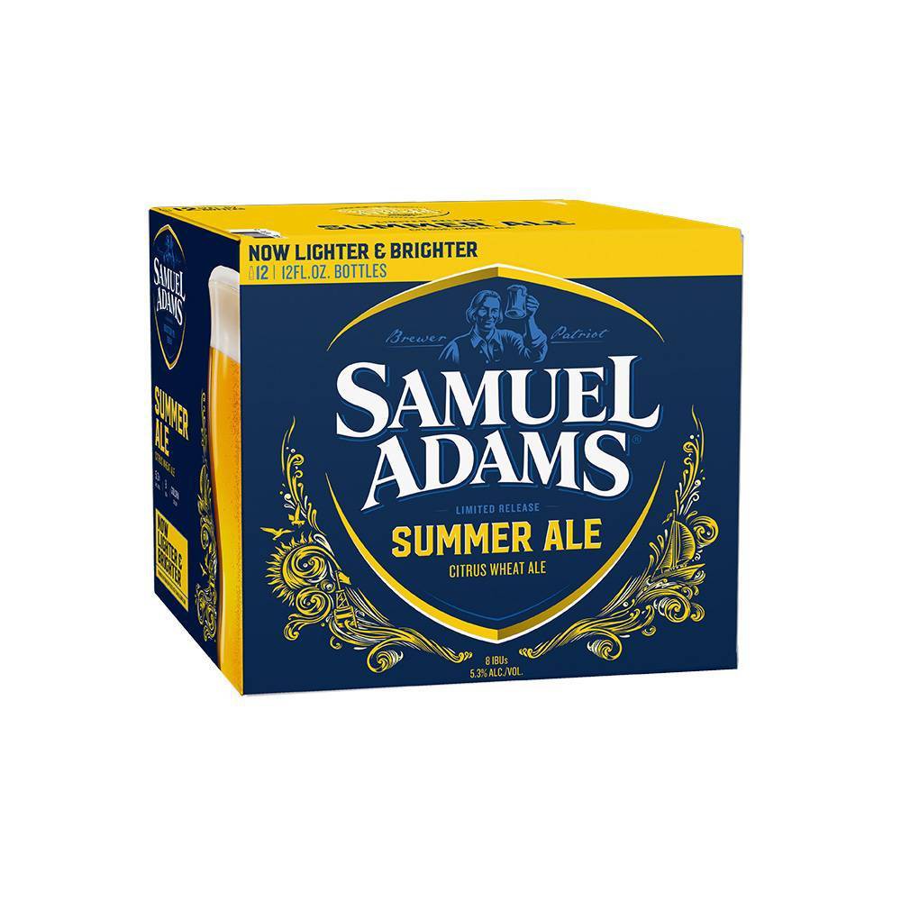 UPC 087692011033 Samuel Adams Summer Ale Seasonal Beer, 12 pack, 12
