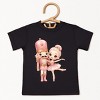 Pink Nutcracker Ballerina - Youth Short Sleeve Graphic T-Shirt and Toddler Short Sleeve Graphic T-Shirt - 2 of 4