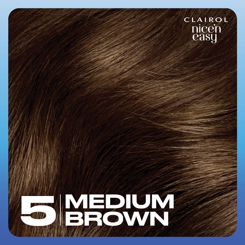 Clairol Nice'n Easy Permanent Hair Color - Brown, 3 of 13