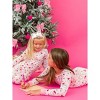 RuffleButts SoftSnooze Big Girls Ruffle Long Sleeve Pajama Set - 4 of 4