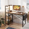 Bestier Gaming Desk with LED Lights, 44 Inch PC Gamer Desk for Small Spaces - 2 of 4