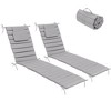 Crestlive Products Outdoor Portable Egg Rolls Chaise Lounge Cushion - 2 of 4