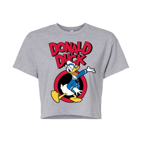 Women's - Disney - Donald Duck Cropped Graphic T-Shirt - image 1 of 4