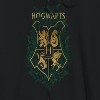 Harry Potter Men's Four Houses Mascto Emblem Long Sleeve Graphic Cotton Sweatshirt Hoodie - Black XL - 2 of 3