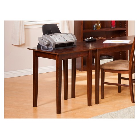 Printer Stand Shaker Style Walnut Brown Atlantic Furniture Target