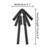 INSPIRE CHIC Women's Bead Drop Ribbon Retro Brooch Bow Ties - 2 of 4
