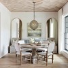 ALOADECOR  Antique Gold Globe Sphere Chandelier Small Crystal Vintage Chandelier Cage-Style Shade Pendant Light for Kitchen Island - 4 of 4