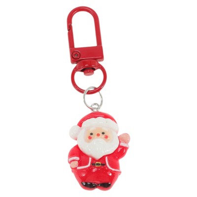 Unique Bargains Christmas Keychain Lobster Clasp Alloy Resin Colorful 1 Pc
