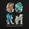 Boys' Hogwarts Houses Oversized Short Sleeve Graphic T-Shirt - Black - 2 of 3