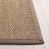 Natural Fiber Twill Plain Seagrass NF111 Indoor Rugs - Safavieh - 3 of 4