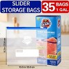 Slider Storage Bags, Zippered Fresh-keeping Bag, Heavy Duty Food Sorting Storage Bag, Food Preservation Sealed Bag - 2 of 4