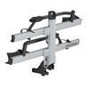 Yakima StageTwo 2 Inch Premium Platform 2 Bike Tray Hitch Rack Accommodates 52 Inches Wheelbases with Remote Tilt Lever and SKS Locks, Slate - 4 of 4