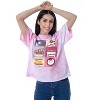 Seven Times Six Maruchan Instant Lunch Women's Ramen Noodle Sequence Skimmer T-Shirt Soup Pink - image 3 of 4